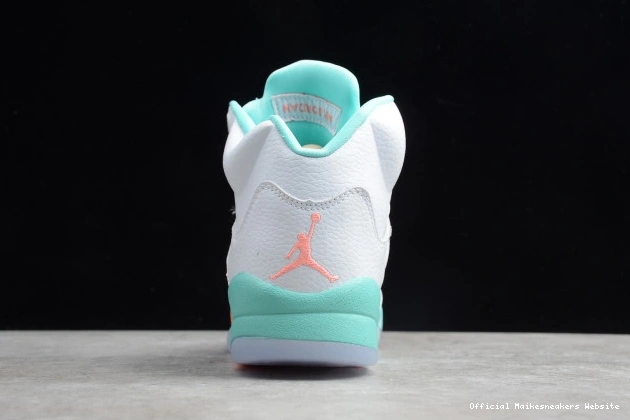 Official Maikesneakers 440892-100 Aqua Air 5 GS Light Jordan 0704